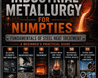 Industrial Metallurgy for Beginners Vol. 2 – Steel Heat Treatment & Microstructures eBook