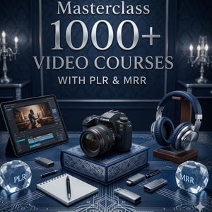 1000+ Business Courses Mega Bundle | PLR & MRR Resell Rights Included | Digital Download