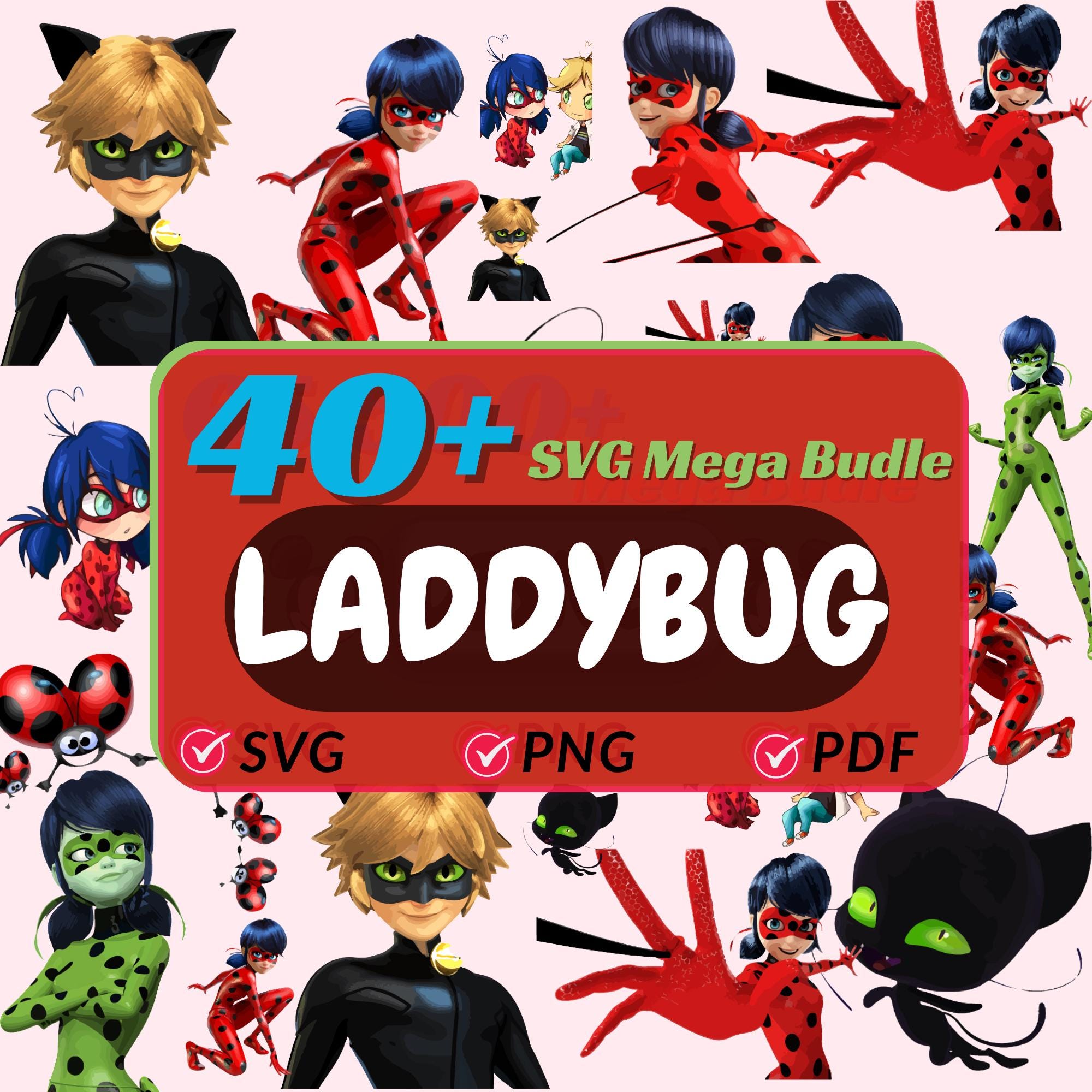 Ladybug SVG Bundle Pack | Cute Kids Craft Designs | Cricut & Silhouette ...