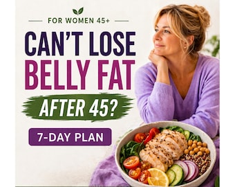 7-Day Menopause Weight Loss Plan | Belly Fat Reduction for Women 45+ (PDF)