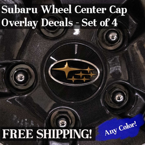 Wheel Center Cap Overlays Subaru Etsy