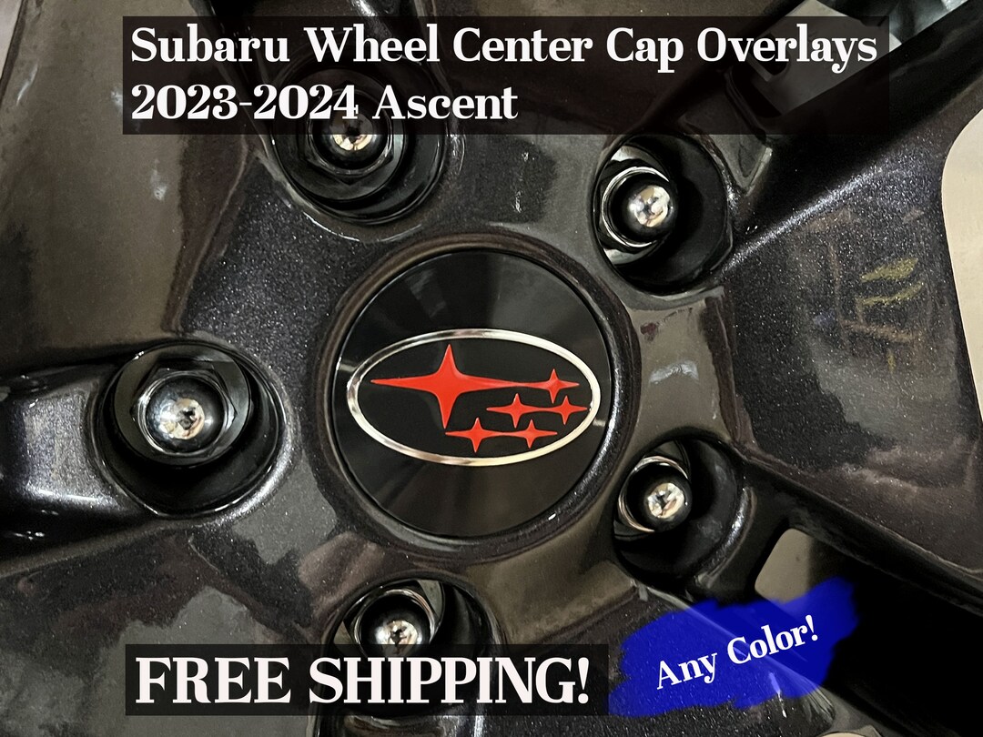 Subaru Wheel Center Cap Overlays for 20232024 Ascent Set of Etsy