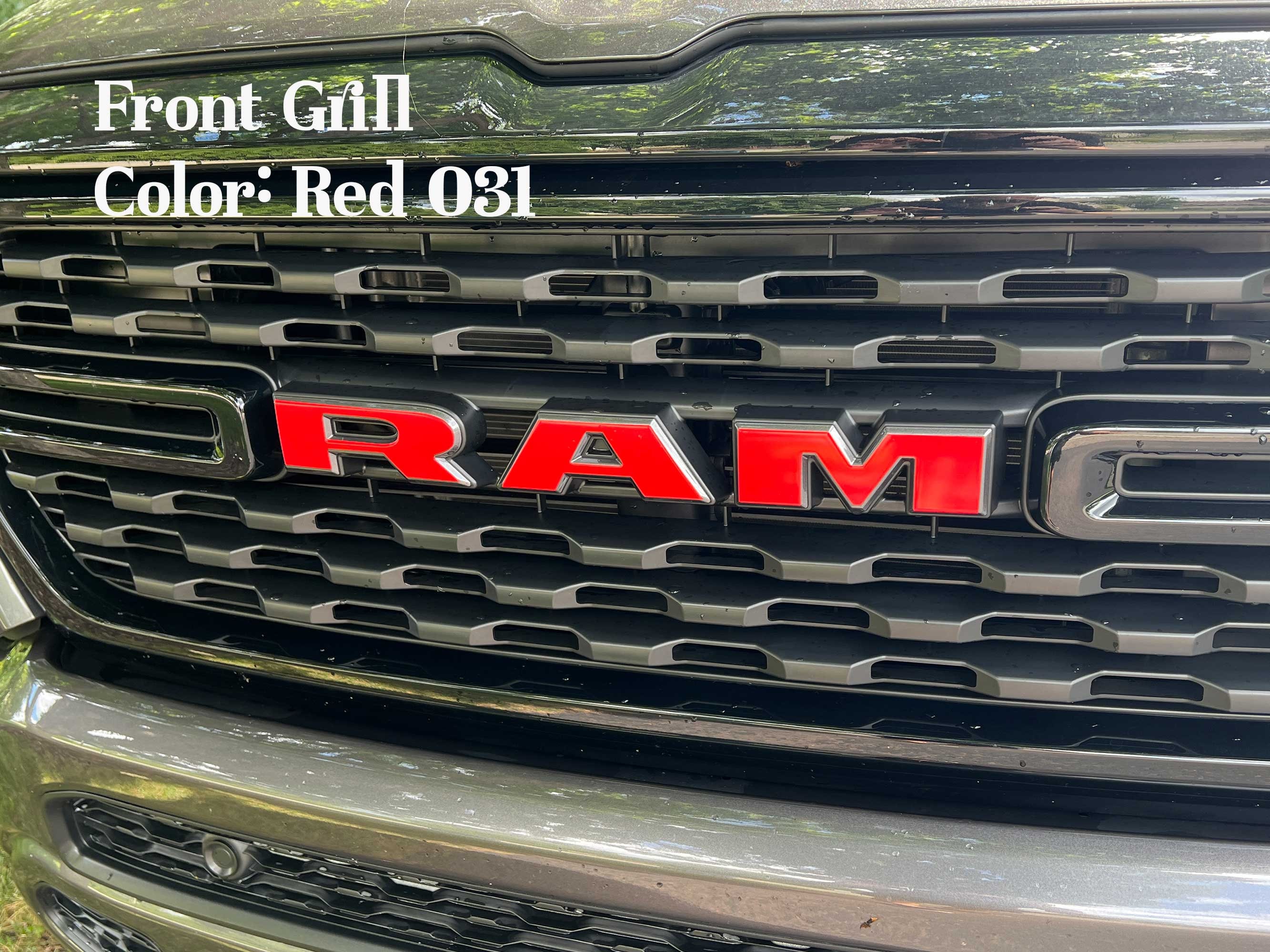 RAM Grill and Door Emblem Overlay Decals 2019-2023 1500 - Etsy