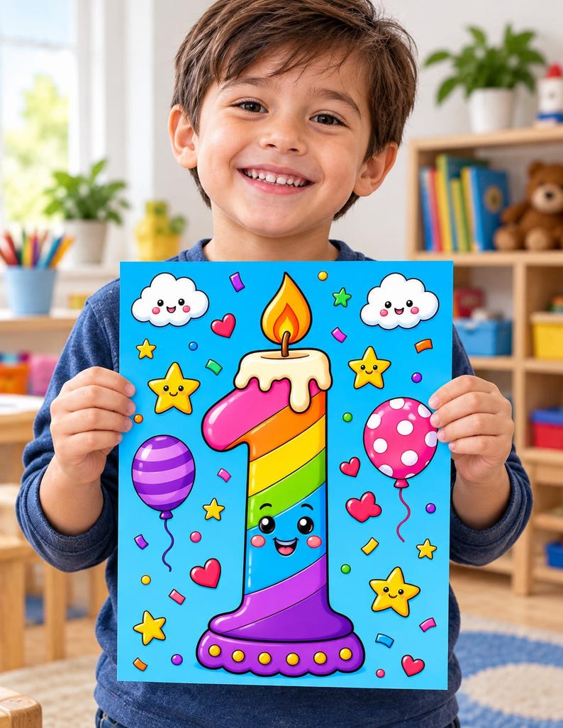 Printable Numbers Coloring Activity for Kids | Digital Download ...