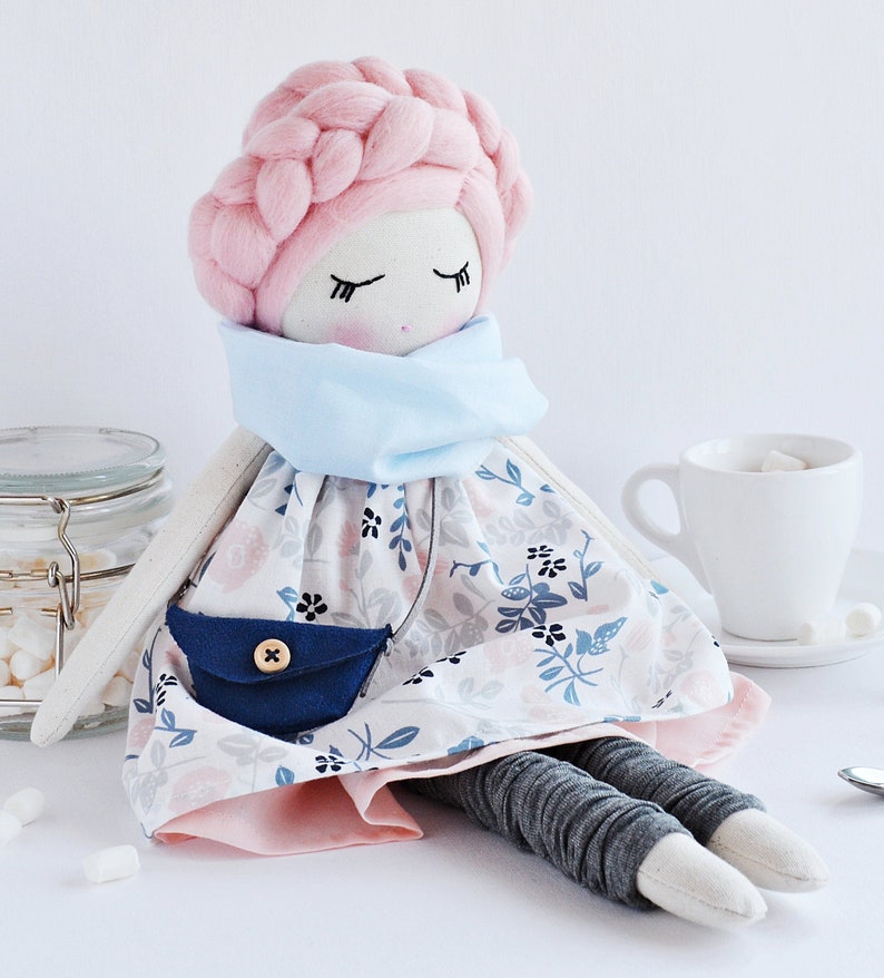 Motya Doll PDF Tutorial Rag Doll Sewing Pattern Instant image 0