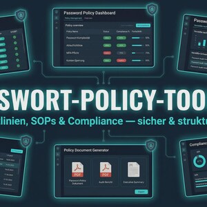 Password Policy Template – IT Security Policy for Companies (ISO 27001)