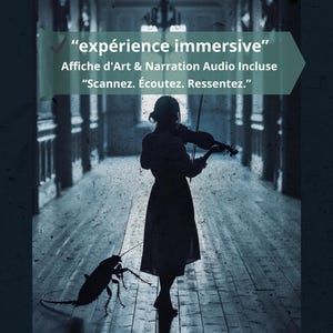 Audio poster | QR code poster | Audio culture & literature | Unique personalized experience | Original gift idea