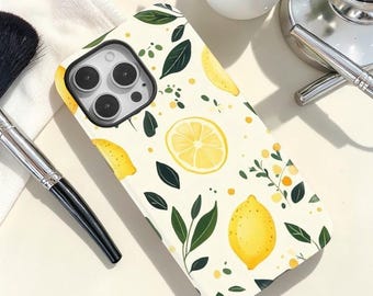 Custodia per telefono Lemon a doppio strato con protezione magnetica per iPhone 15 Pro Max 14 13 12