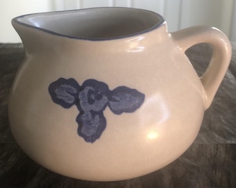 Jarra para crema de gres vintage, salsera, Yorktowne Pfaltzgraff
