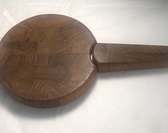 Vtg MCM Dansk Jens Quistgaard Bois de teck Fromage Planche à découper et épandeur des années 1960