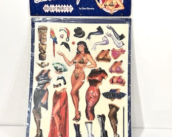 Vintage Dark Horse Bettie Page Magnet Set 2000 Dave Stevens Dress Up Sealed NIP