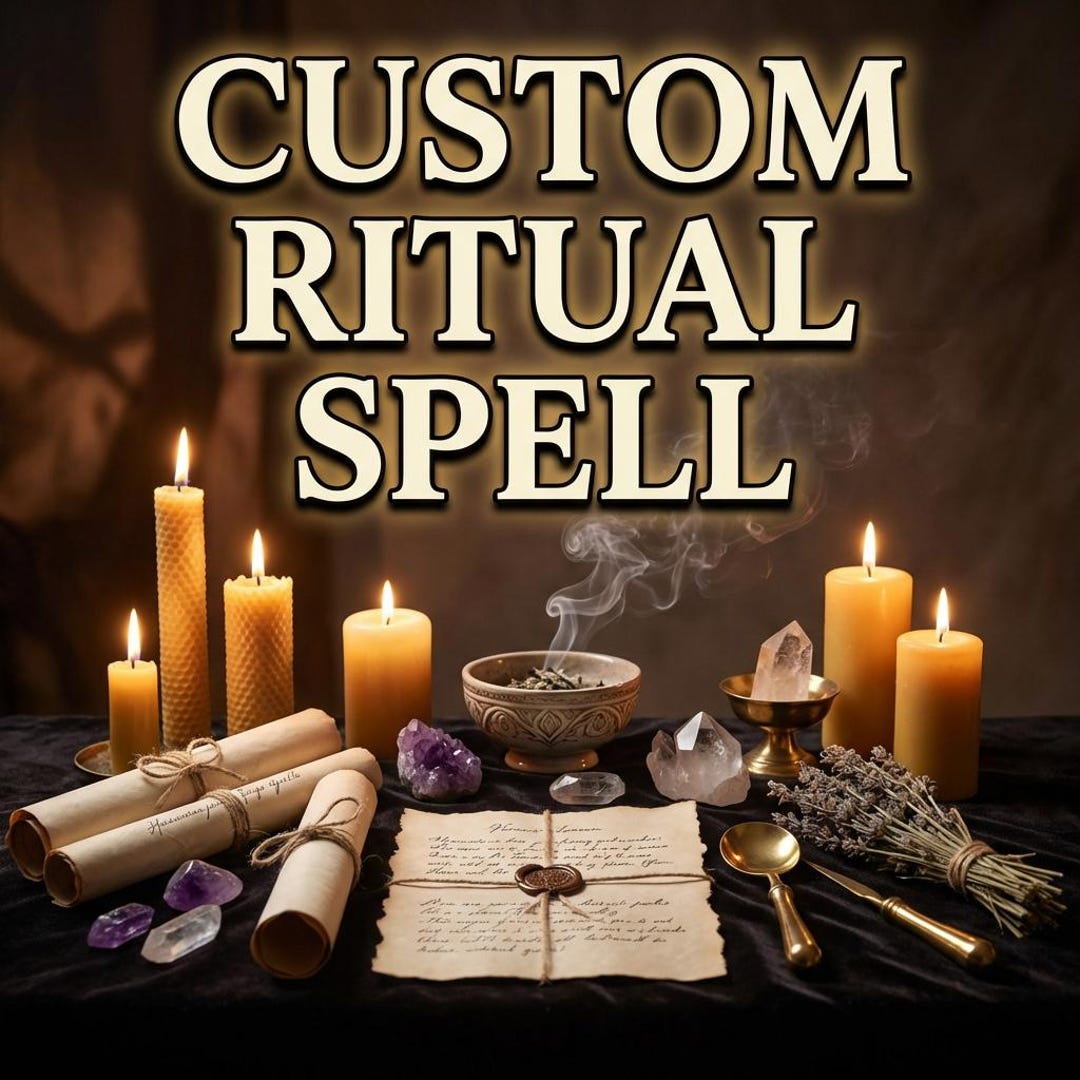 Custom Ritual Spell, Manifest Any Wish, Love Money Success Protection ...