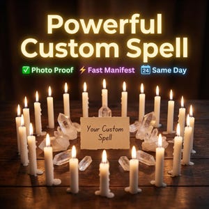 Strong Custom Spell, Personalized Ritual For Your Unique Situation, Love Money Protection Success, Same Day Casting