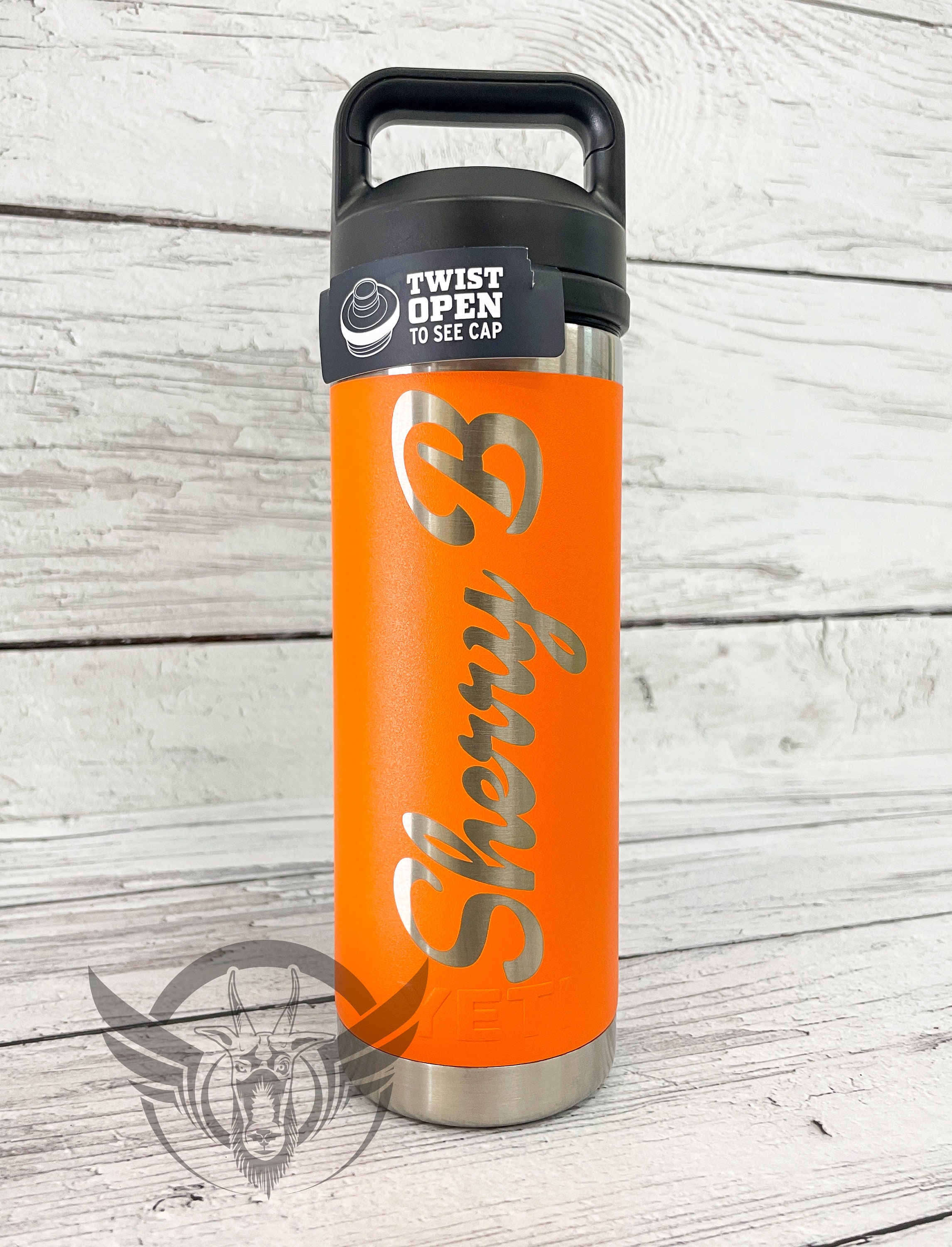 Personalized 18 0z YETI Bottle Tumbler Custom Yeti Rambler Etsy