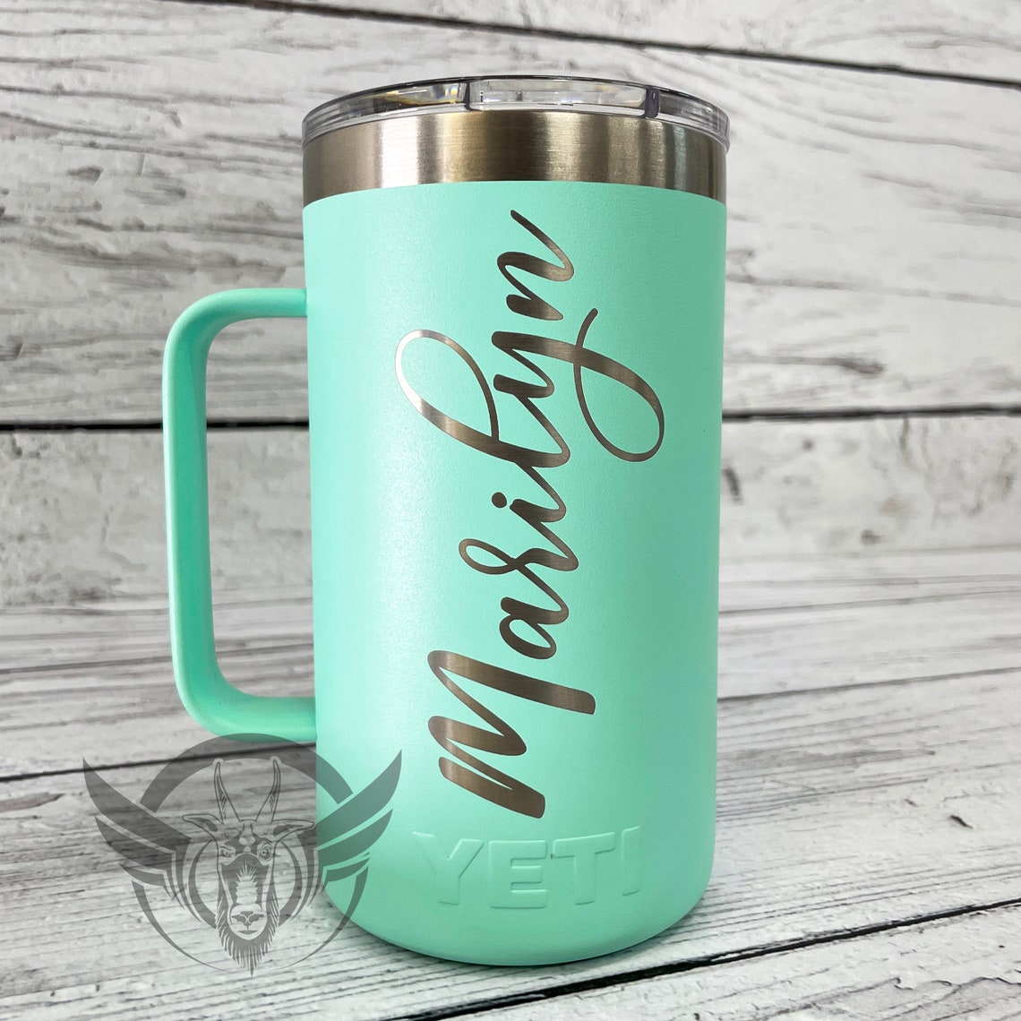 Personalized 24 oz YETI Mug with Magslide lid Custom Yeti Mug Etsy