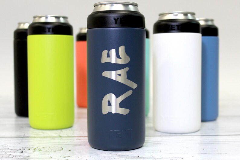 Personalized YETI Slim Can Seltzer Cooler Sleeve Gift for Etsy