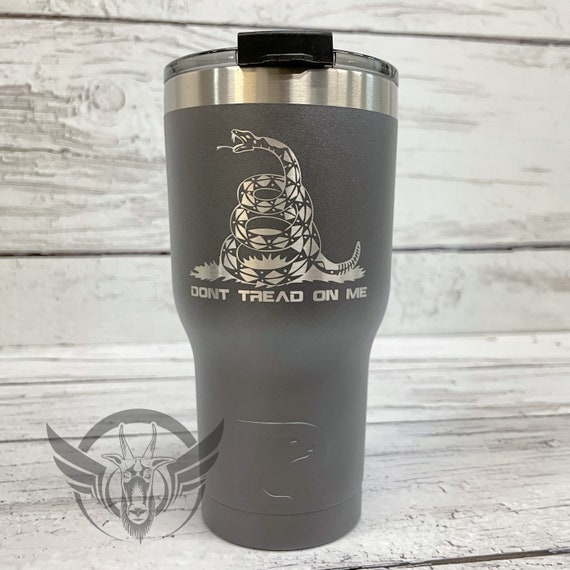 Powder Coated RTIC 20 oz Tumbler (with Custom Laser Etching)