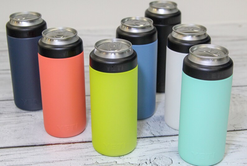 Personalized YETI Slim Can Seltzer Cooler Sleeve Gift for Etsy