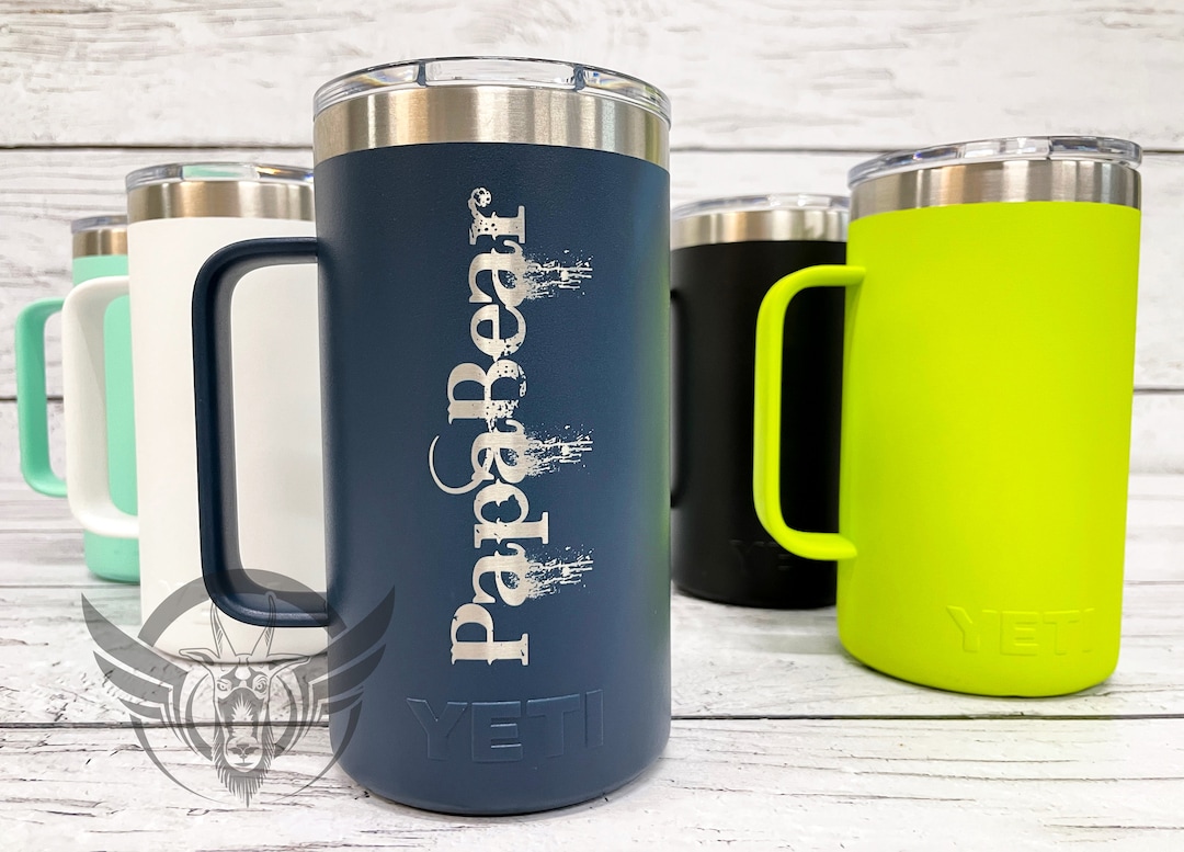 Personalized 24 Oz YETI Mug With Magslide Lid Custom Yeti Mug Etsy