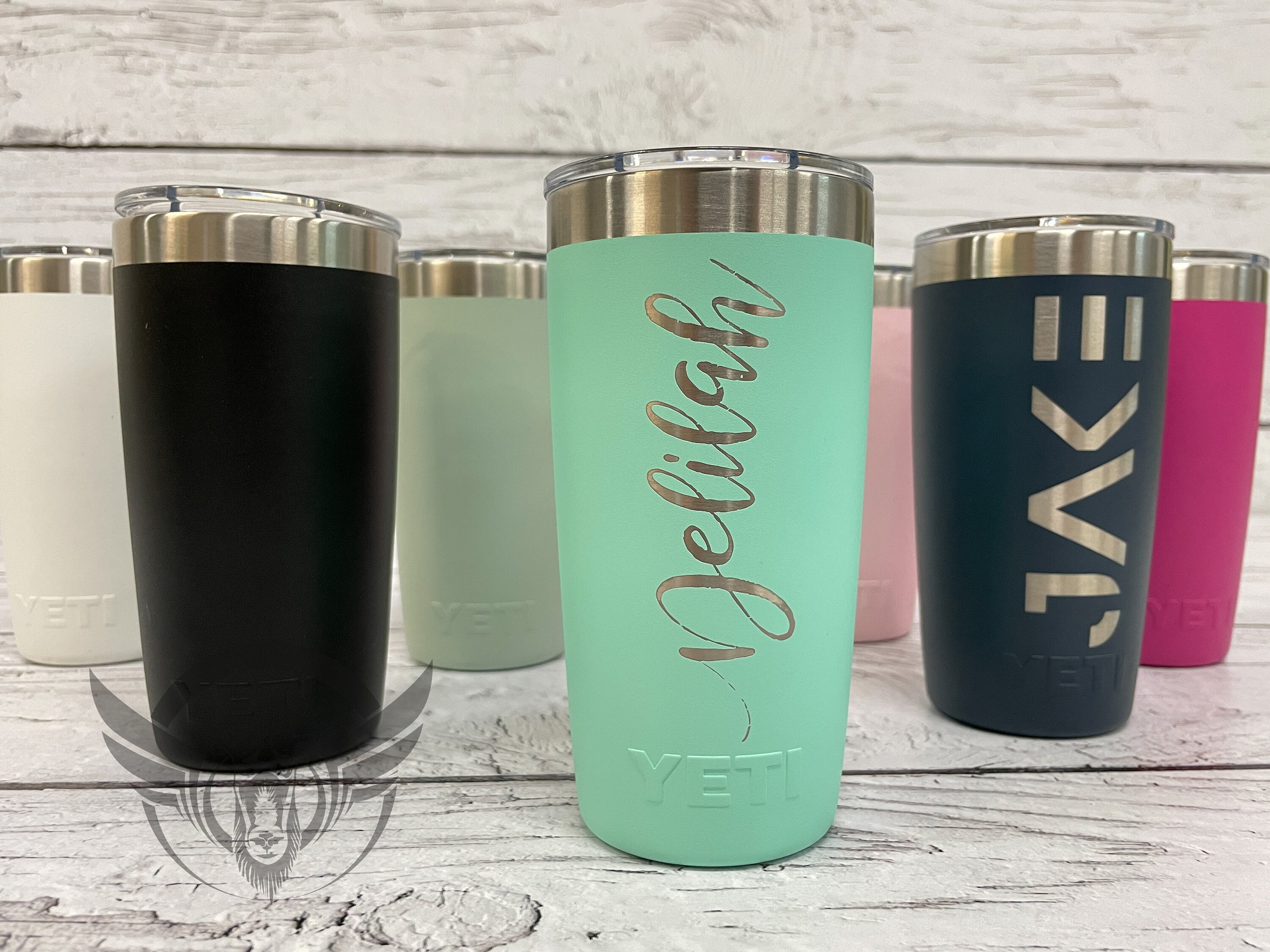 Personalized 10 oz YETI tumbler Custom Yeti Rambler Laser Etsy