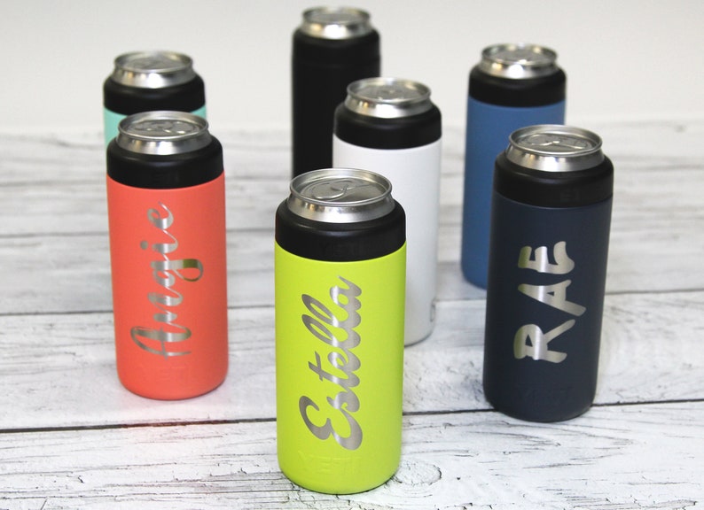 Personalized YETI Slim Can Seltzer Cooler Sleeve Gift for Etsy