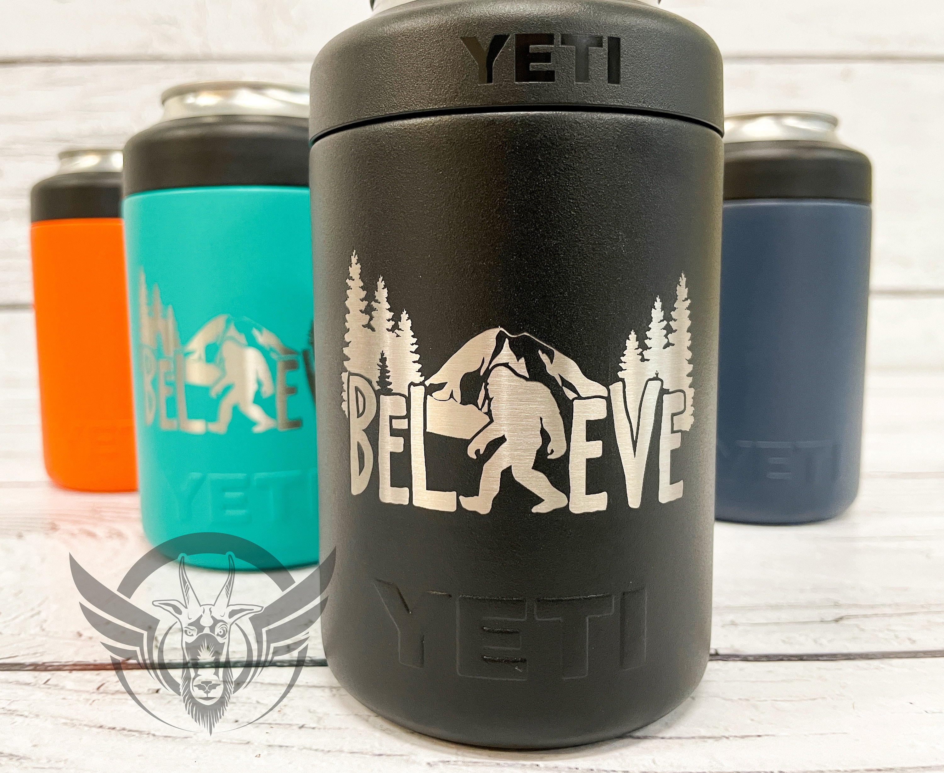 Personalized Personalized YETI Rambler 16 oz Colster Tall - Duracoat -  Customize with Your Logo, Monogram, or Design - Custom Tumbler Shop