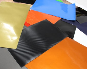 Mixed Vinyl Grab Bag,  Variety of self adhesive vinyl 3M, Avery, Oracal