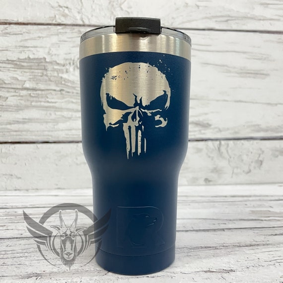 Powder Coated RTIC 20 oz Tumbler (with Custom Laser Etching)