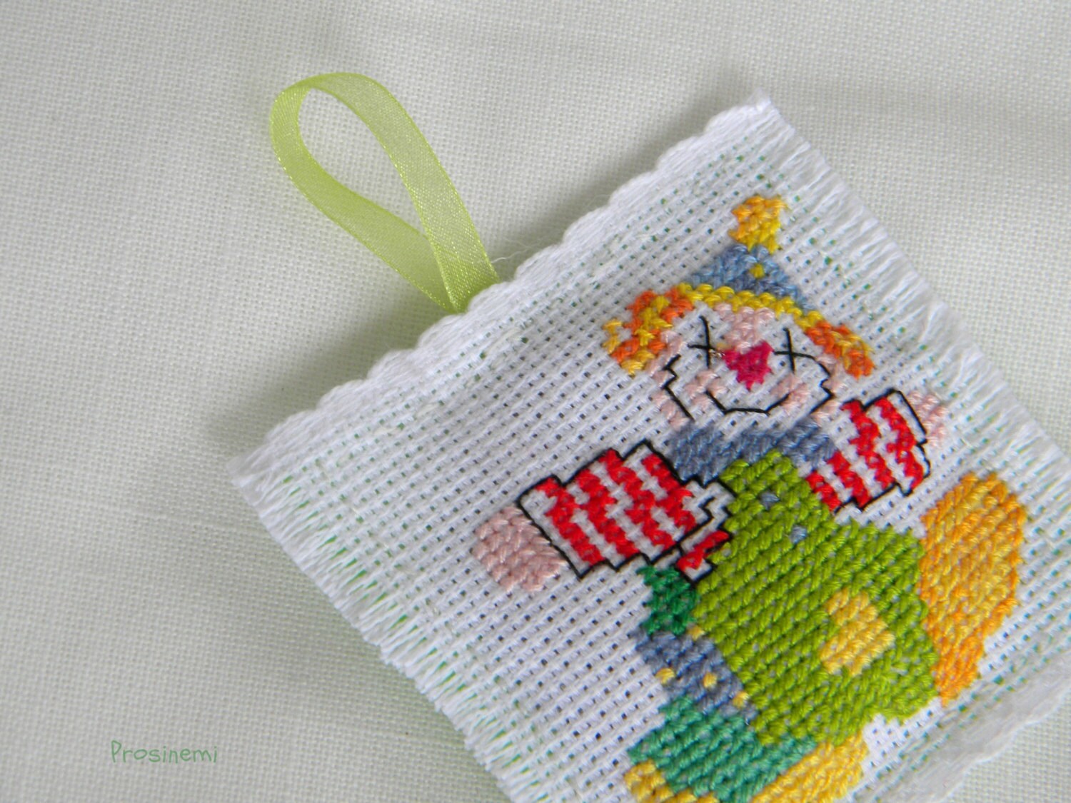 Handmade Embroidery Lavender Sachet