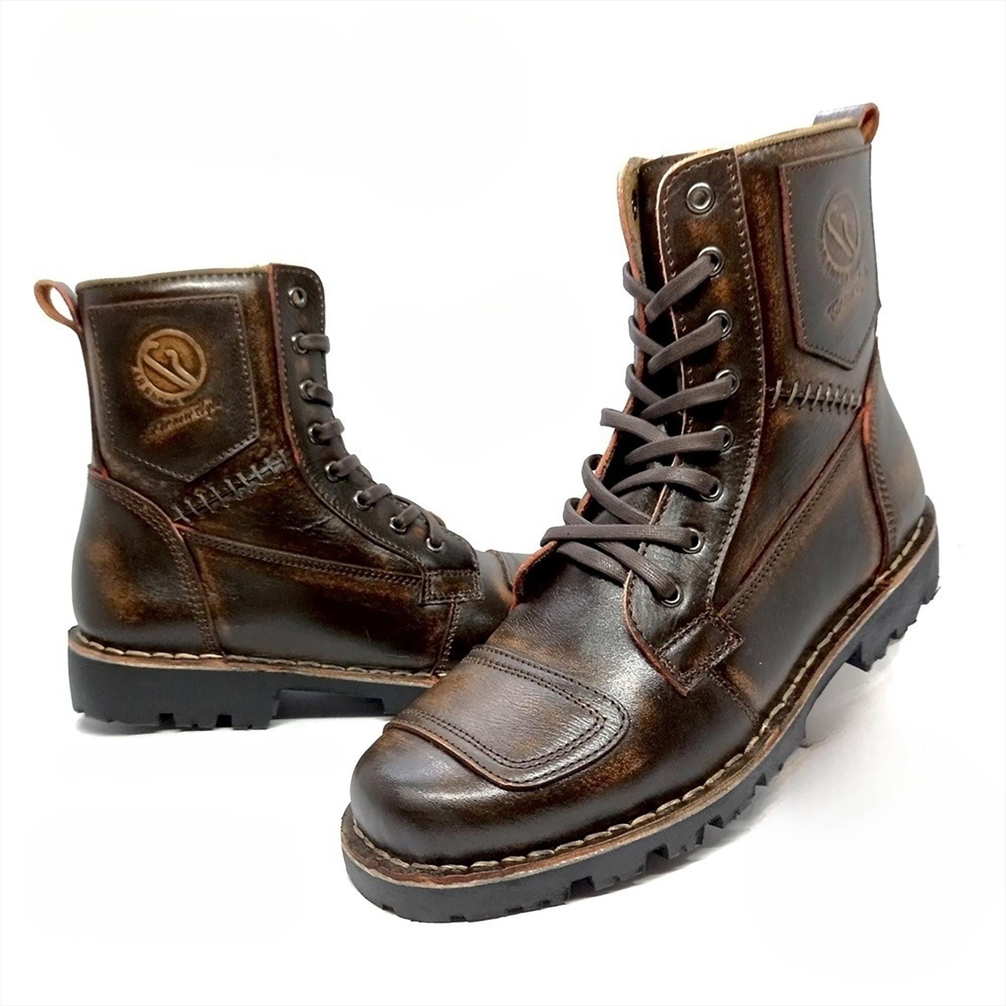 Vintage Leather Work Boots - Etsy display picture 1