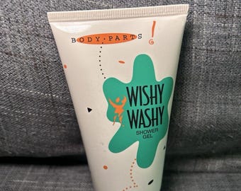 Avon Wishy Washy Bath & Body Shower Gel 5oz Vintage Collectible 90s