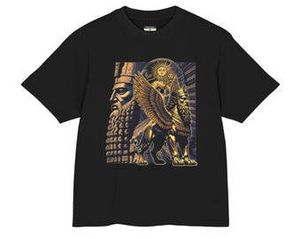 Achaemenid Persia Tshirt - Lion & Sun Persepolis Tee - Ancient Persian Heritage