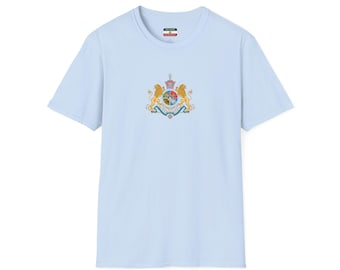 Pahlavi Monarchy Crest T-Shirt - Iran Imperial Emblem Tee