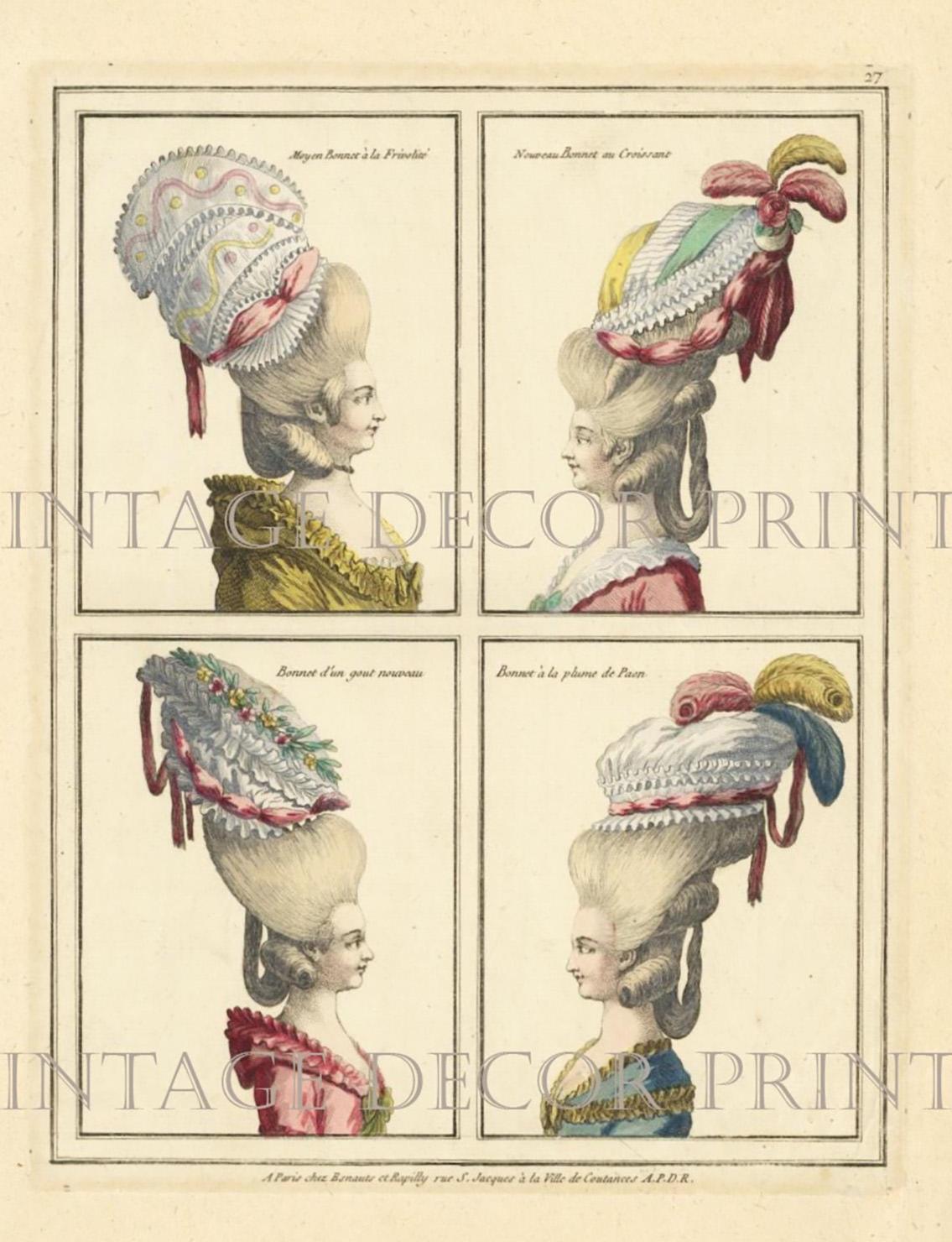 18th Century French Hat - Etsy