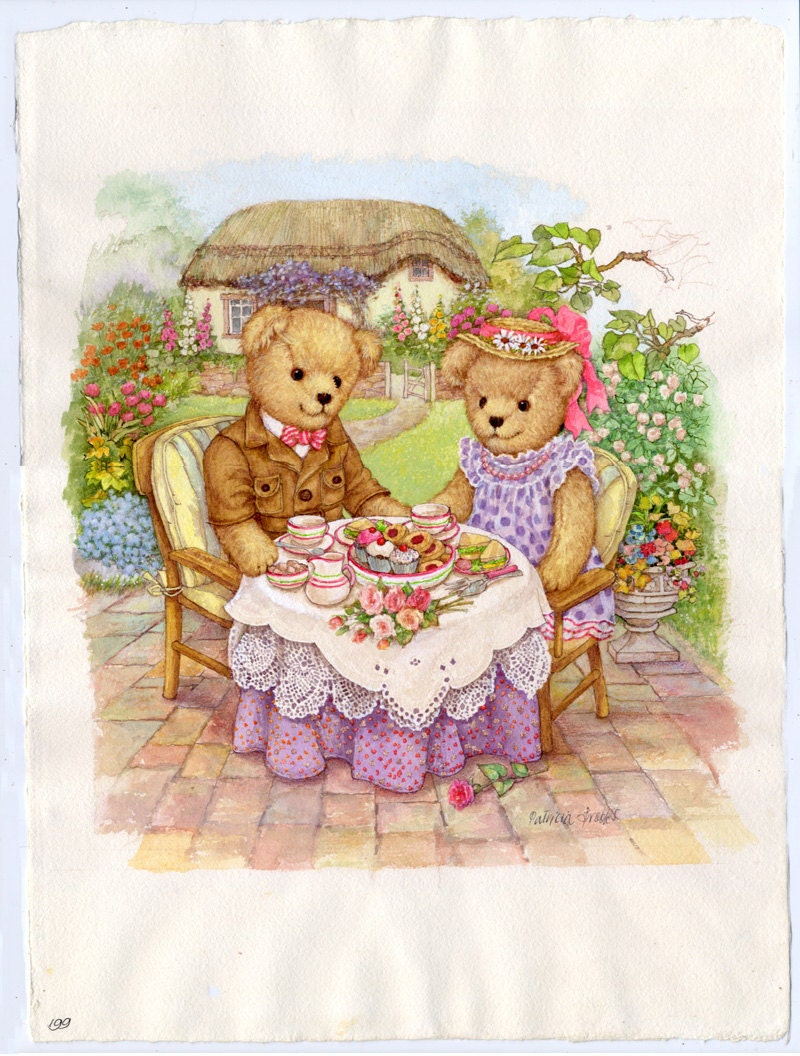 famous teddy bear paintings
