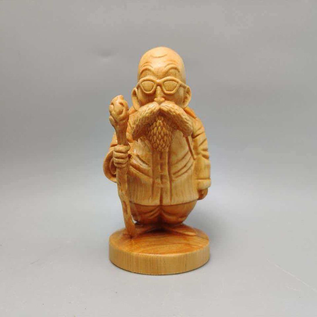 Master Roshi Hand Signs Hand Carved Master Roshi Figurine | Dragon Ball Anime Fan Gift ...