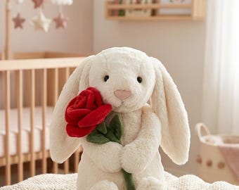 Conejito de peluche rosa