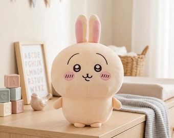 Peluche de conejito suave y abrazable para la decoración de la habitación del bebé, para abrazar y como regalo reconfortante.