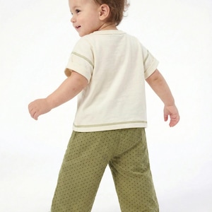 Cotton Pants Pattern For girls - Kid's Pants With Pockets Sewing Pattern For Woven Fabrics, PDF Patterns For Children, simple pants pattern for kids, linen pants pattern for children, children's pants pattern for girls, wide leg pants pattern for kids, pajama pants pattern, elastic waistband pants pattern, wide leg pants pattern for kids, pdf sewing patterns for kids, childrens pants pattern, toddler pants pattern, sewing pattern for toddlers, baby boy pants pattern, pants pattern for toddlers