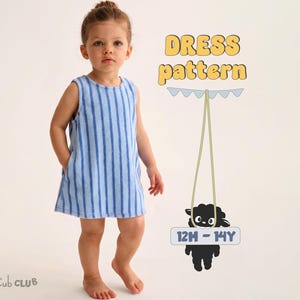 Towel Dress Pattern For Girls Dress Sewing Pattern, Kids Dress Pattern For Children