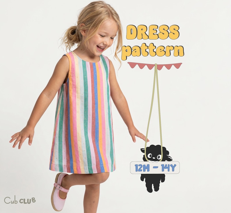 A-line dress pattern for girls pinafore dress sewing pattern for kids overall dress PDF pattern, dungarees dress pattern for kids, apron dress pattern, childrens dress pattern, sewing patterns for children, linen dress pattern, teen girl dress pattern, simple dress pattern, toddler dress pattern, summer dress pattern for girls, pdf sewing patterns for kids short dress pattern, beach dress pattern, school dress pattern, cotton dress pattern, trapeze dress pattern, shift dress pattern