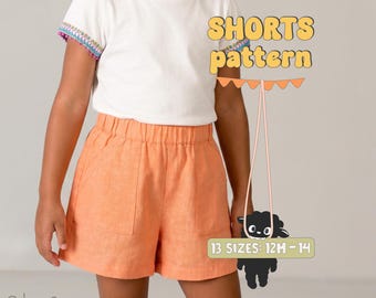 Shorts Pattern For Kids Shorts Sewing Pattern For Toddlers Shorts Pattern For Children
