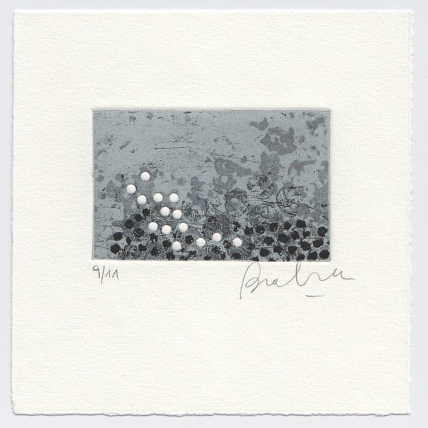 Tiny Original Etching Print for Minimalist Lifestyle