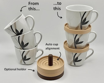 Range-tasses et organisateur de cuisine | Gain de place dans vos placards | PLA+