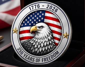 USA 250th Anniversary Eagle Flag SVG PNG | Patriotic Laser Engraving File (Digital Download)