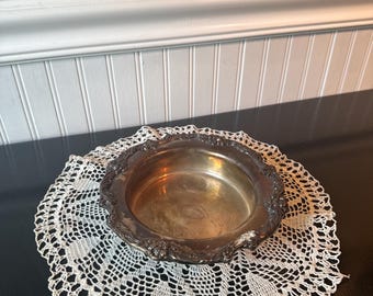 Vintage Reed & Barton versilberte Bonbonschale oder Konfektschale