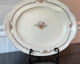 Bandeja de servir Chelsea de estilo vintage fabricada por W. H. Grindley & Co. LTD.