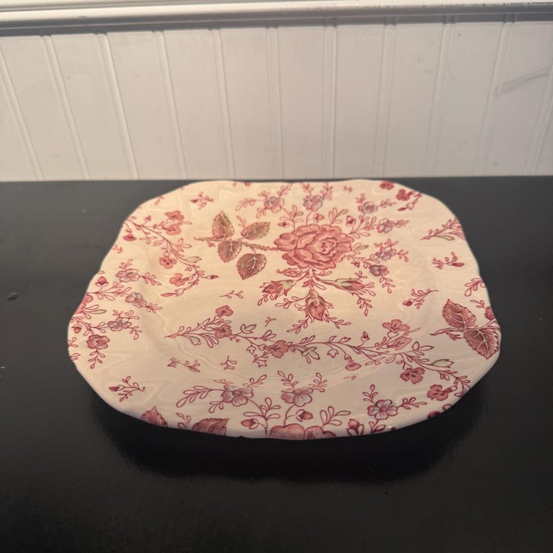 Sort B Pink Plates Square - Etsy UK