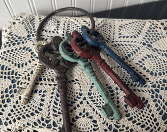 Gusseisen Dekorative Skelett Schlüssel