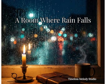 Una habitación donde cae la lluvia / 20 pistas de música lofi para piano y paquete de 100 minutos de vídeo de lluvia / Música de fondo para vlogs, sonidos para dormir, ambiente de cafetería / Uso comercial